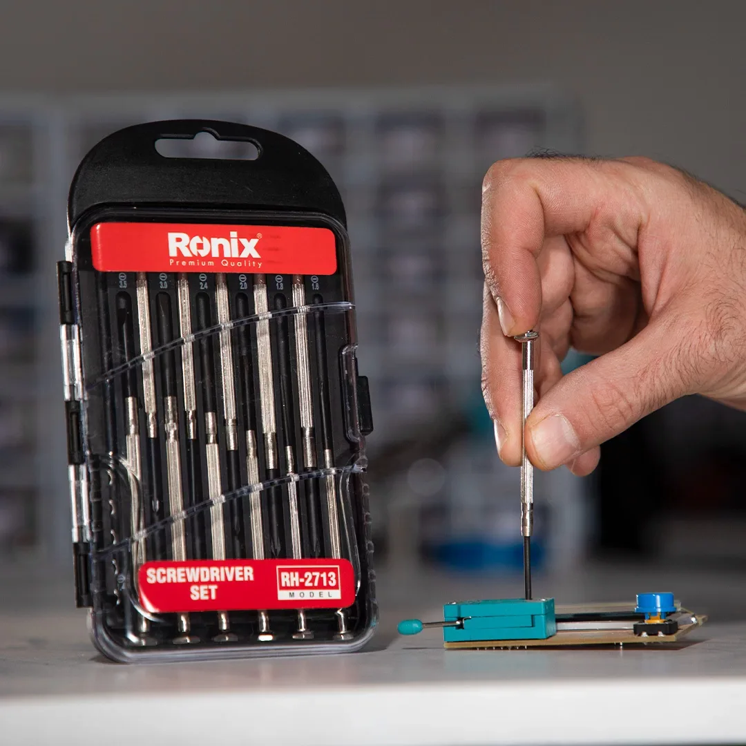 Steel Handle Precision Screwdriver Set (12Pcs)