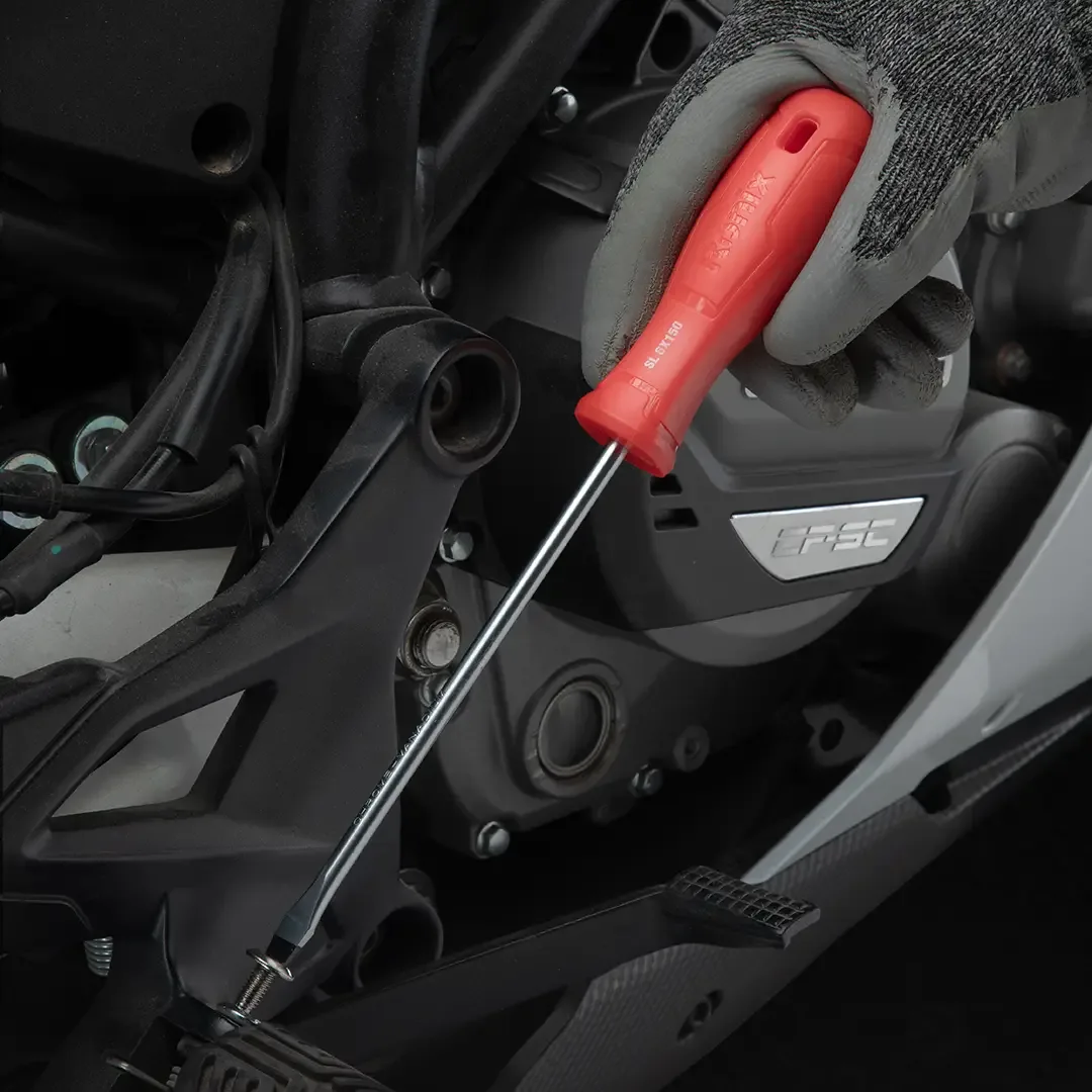 Plastic Handle Screwdriver 6x150mm