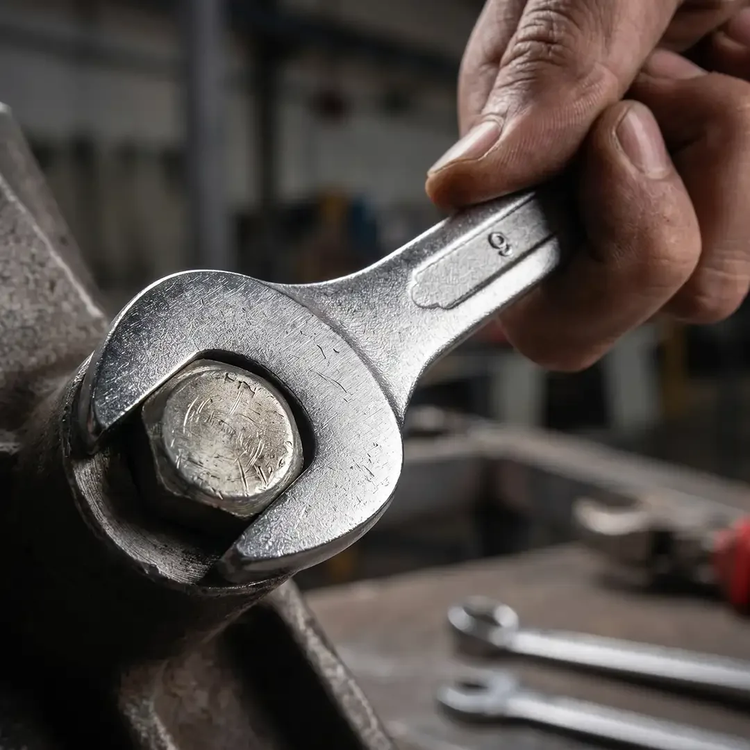 Combination Ring and Open Spanner, 9mm, Cr-V