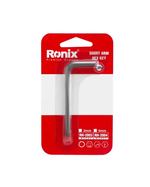 Short Arm Hex Key 4mm
