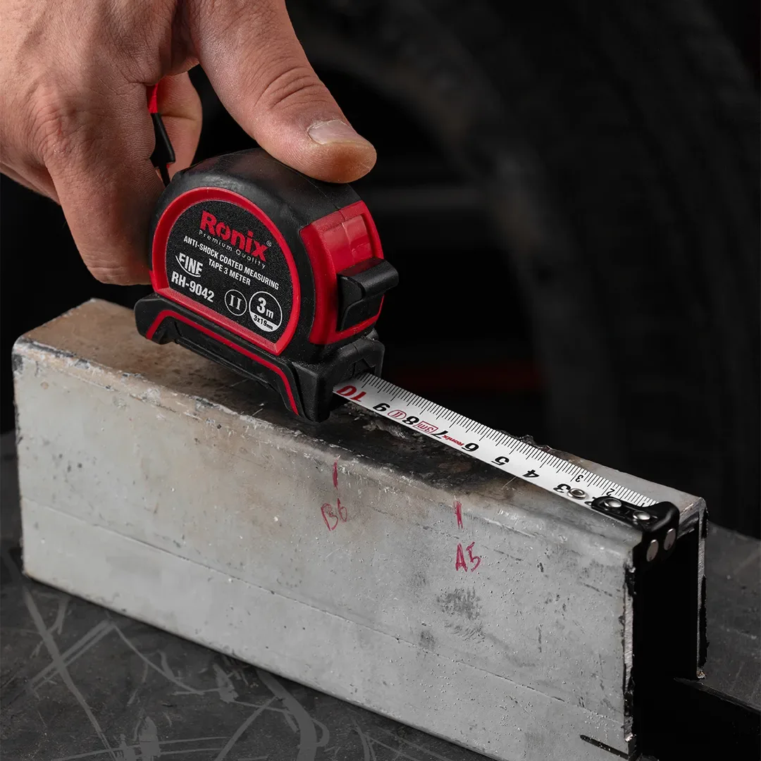 Anti-Shock Coated Measuring Tape 3 meter-Fine model