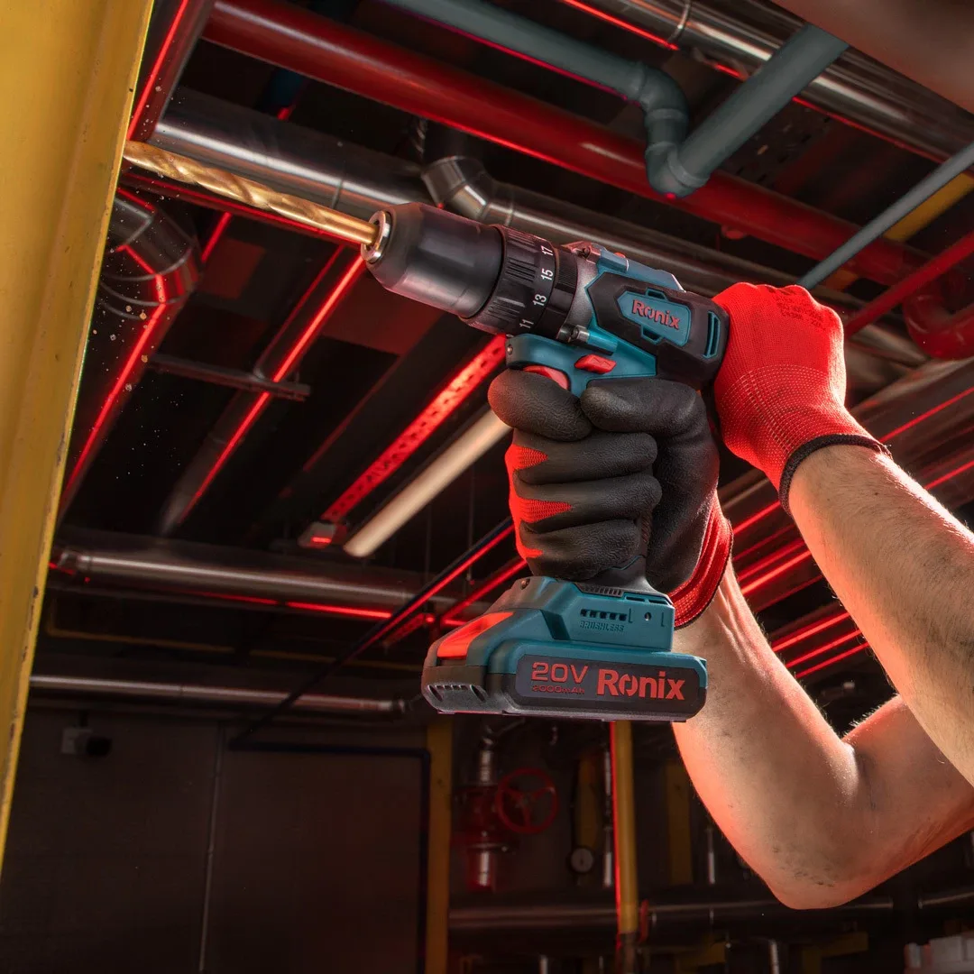 20V Brushless impact Drill kit 13mm-45N.m