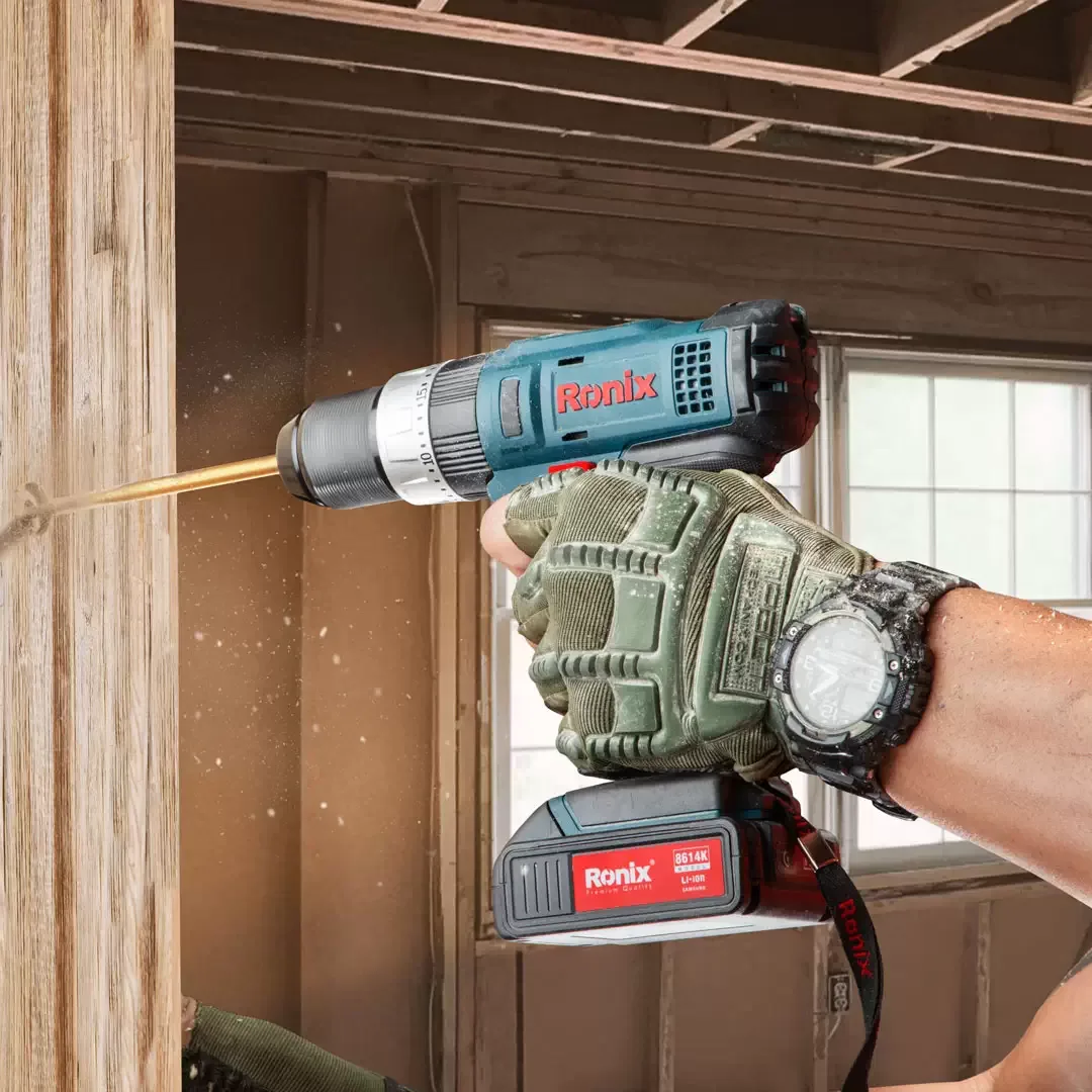 14.4V Cordless Drill Driver Kit 10mm-30N.m