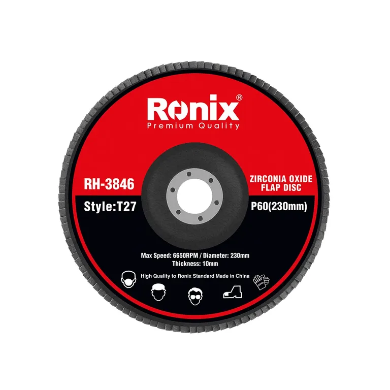 ZIRCONIA OXIDE FLAP DISC P60 230mm