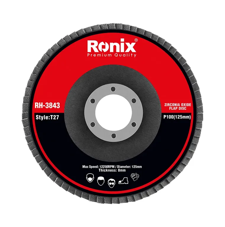 ZIRCONIA OXIDE FLAP DISC P100 125mm