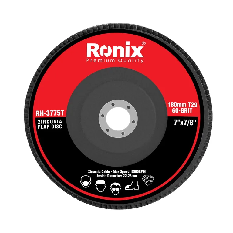 Zirconium Grinding Flap Disc 180mm-60grit-T29