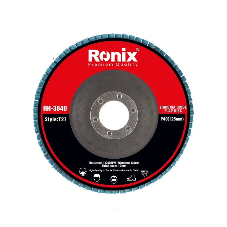 ZIRCONIA OXIDE FLAP DISC P40 125mm