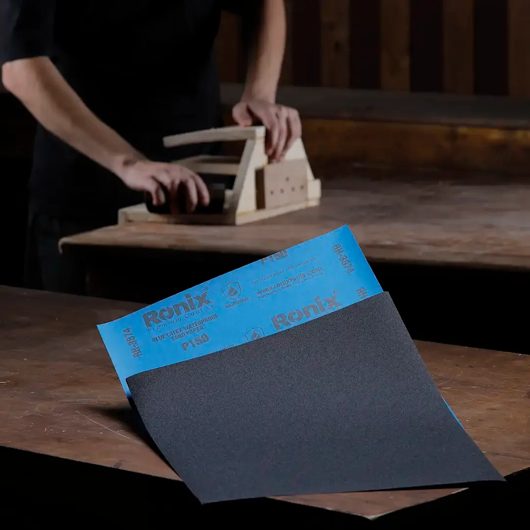 Blue Latex Waterproof Sand Paper P150