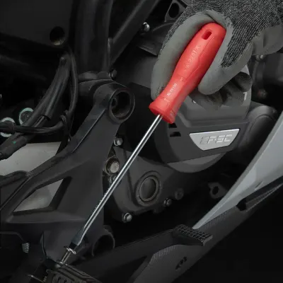 Plastic Handle Screwdriver 6x150mm