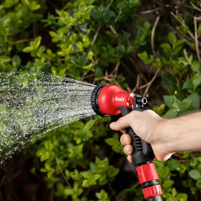 8Pattern Plastic Water Spray Gun And Hose Fittings