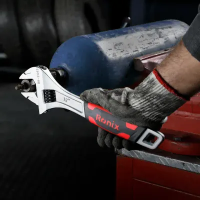 TPR Handle Adjustable Wrench 12Inch