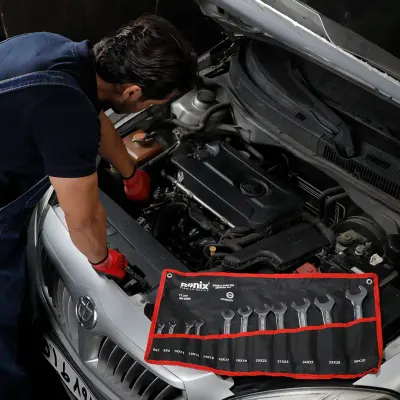 Double open end spanner set 12pcs