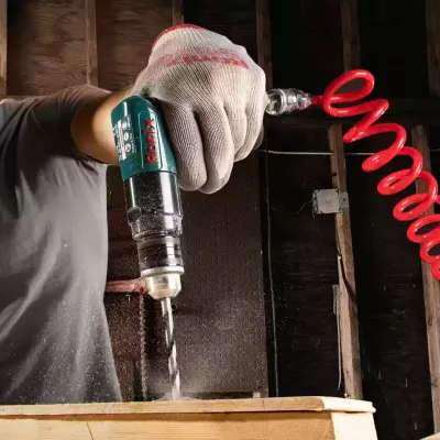 Air Drill with Keyed Chuck