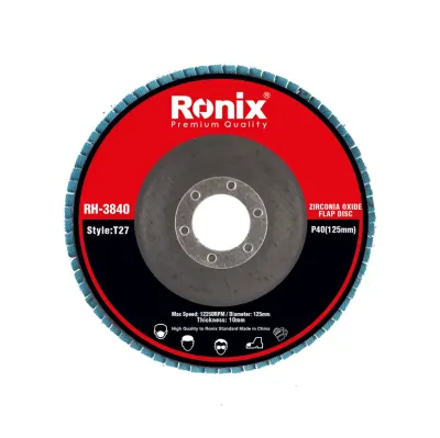 ZIRCONIA OXIDE FLAP DISC P40 125mm