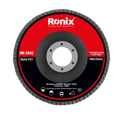 ZIRCONIA OXIDE FLAP DISC P80 125mm