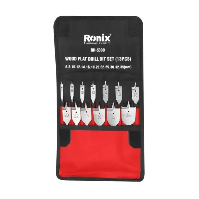 Wood Flat Drill Bit Set (13pcs)